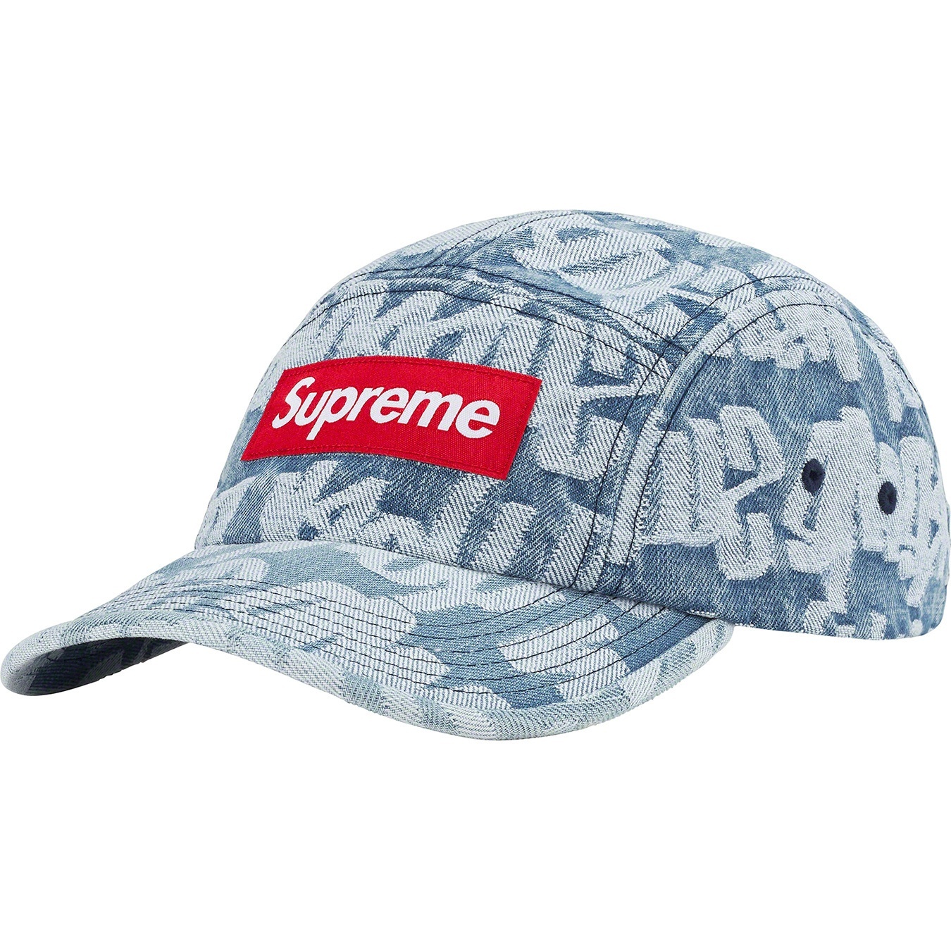 Fat Tip Jacquard Denim Camp Cap view 2